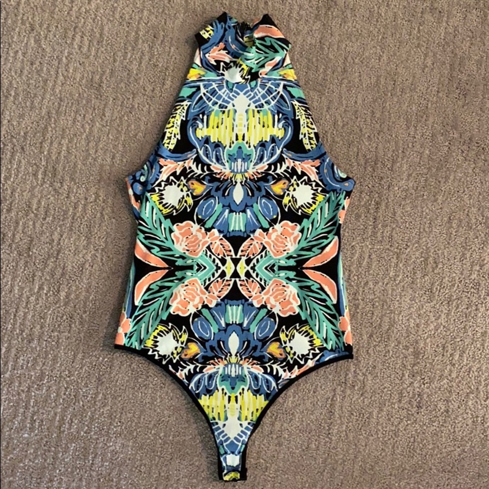 Free People High Neck Body Suit